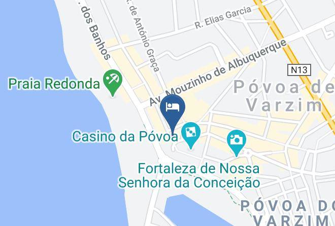 Povoa De Varzim - Grande Hotel Da Povoa Maps