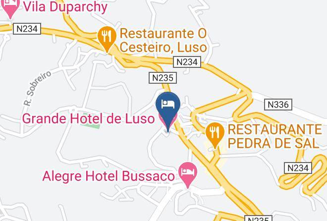 Mealhada - Grande Hotel De Luso Maps