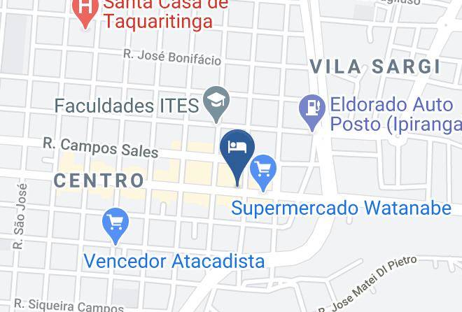 Taquaritinga - Grande Hotel De Taquaritinga Maps