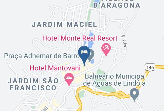 Aguas De Lindoia - Grande Hotel Do Lago Maps