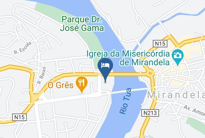 Mirandela - Grande Hotel Dom Dinis Maps