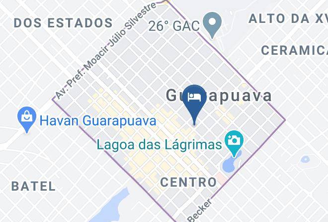 Guarapuava - Grande Hotel Guarapuava Maps