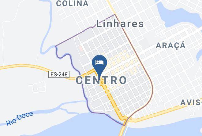 Linhares - Grande Hotel Joao Piana Maps