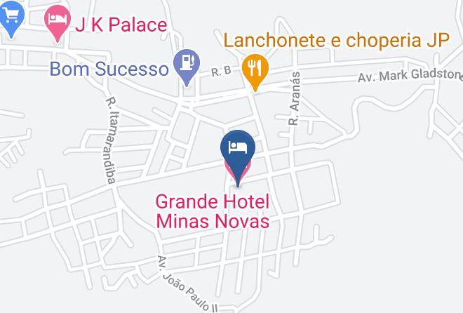 Minas Novas - Grande Hotel Minas Novas Maps
