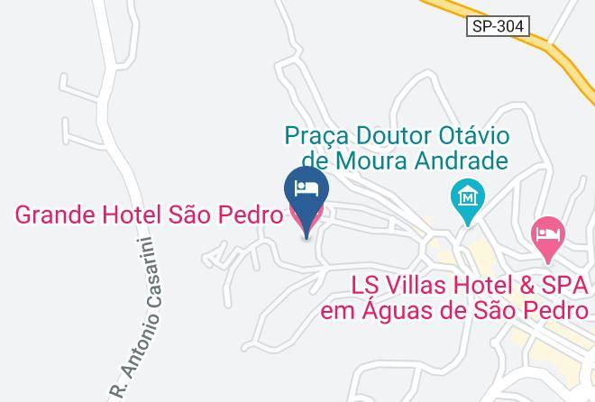 Aguas De Sao Pedro - Grande Hotel Sao Pedro Maps