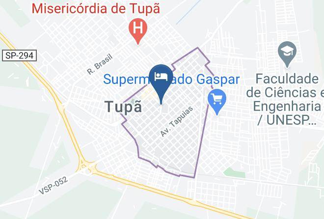 Tupa - Grande Hotel Tamoios Maps