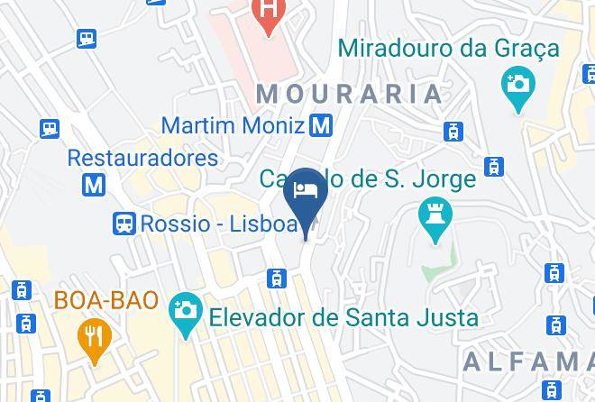 Lisbon - Grande Pensao Residencial Alcobia Maps