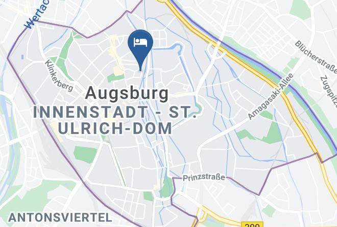 Augsburg - Grandhotel Cosmopolis Ev Maps