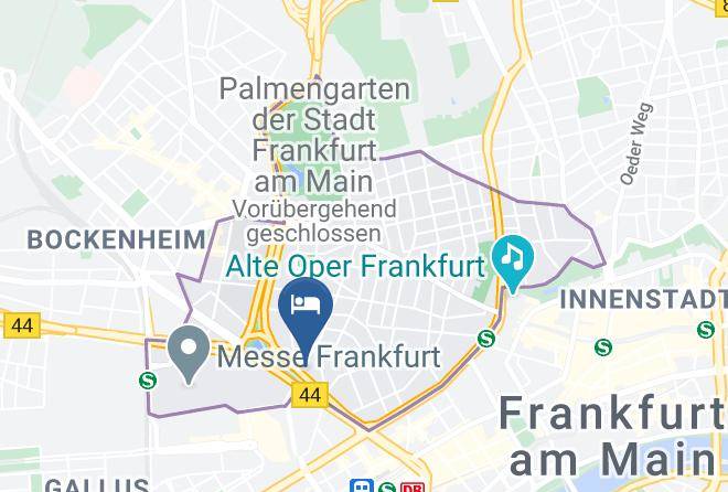 Frankfurt Am Main - Grandhotel Hessischer Hof Hotel Frankfurt Maps