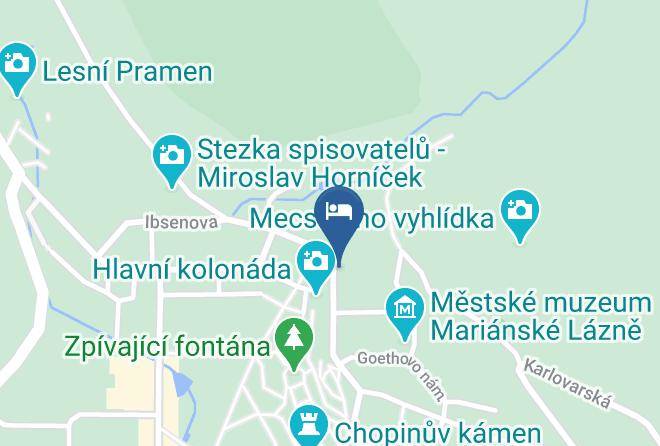Cheb - Svoboda Ensana Health Spa Hotel Depandance Labe Maps