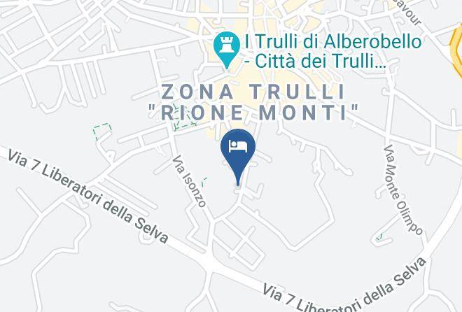 Grandi Trulli Bed & Beakfast Map