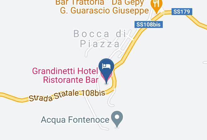 Cosenza - Grandinetti Hotel Ristorante Bar Maps