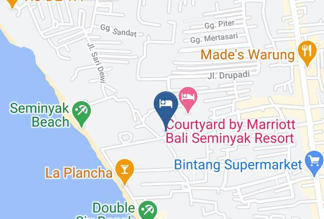 Badung Regency - Grandmas Plus Hotel Seminyak Maps