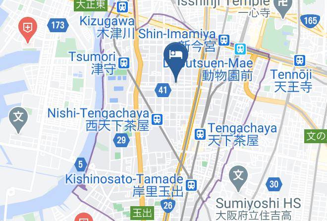 Osaka City Nishinari Ward - Grandouce Hanazonocho Maps