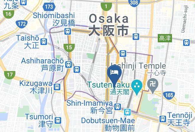 Osaka City Naniwa Ward - Grandouce Imamiyaebisu Maps
