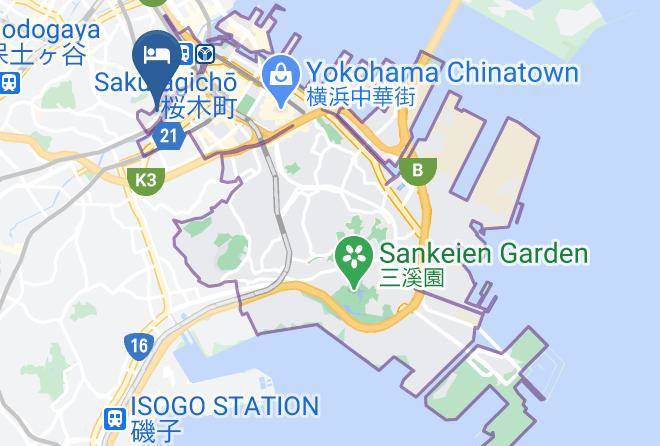 Yokohama City Naka Ward - Grandouce Koganecho Maps
