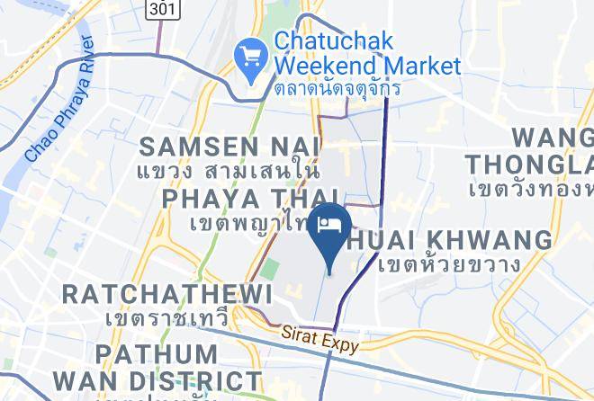 Din Daeng District - Grandprapa Place Maps
