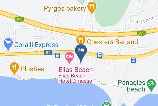 Cyprus - Grandresort Hotel Maps