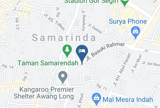 Samarinda - Grandsawithotel Maps