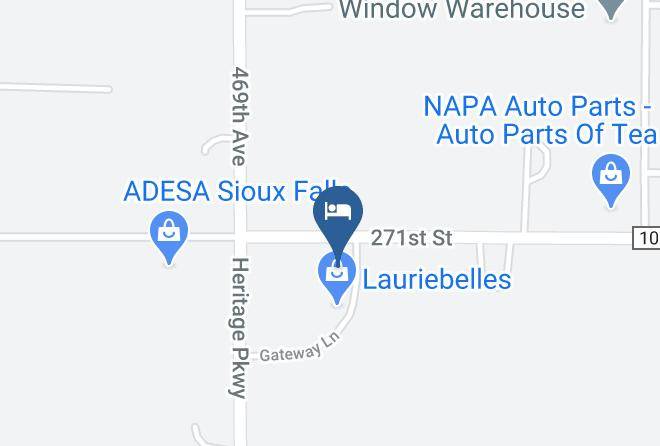 Grandstay Hotel And Suites Tea Sioux Falls Map