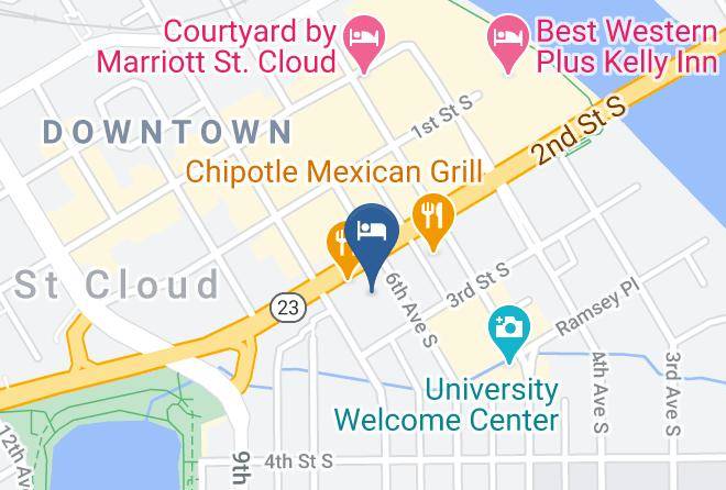 Grandstay Residential Suites Hotel St Cloud Map