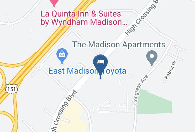 Dane - Grandstay Hotel & Suites Madison Maps
