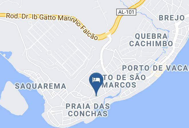 Barra De Sao Miguel - Grandville Hotel Pousada Maps