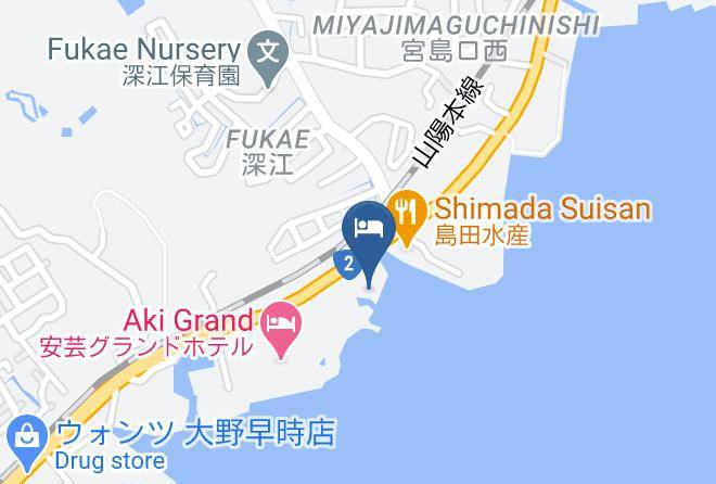 Hatsukaichi City - Grandvrio Hotel Miyajima Wakura Maps