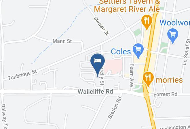 Augusta Margaret River - Margaret River Motel Maps