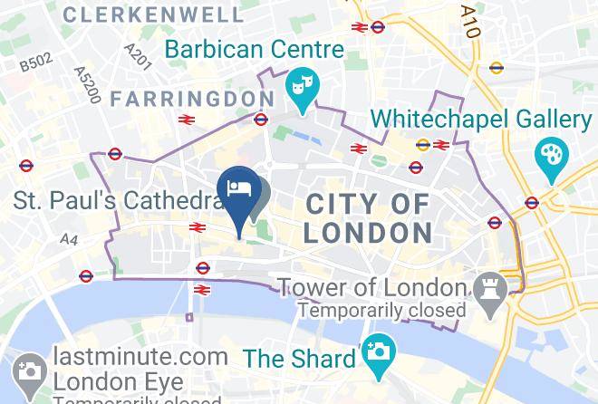 London - Leonardo Royal London St Paul's Maps