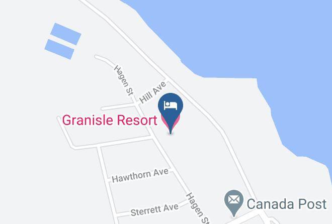 Granisle Resort Map - British Columbia - Bulkley Nechako