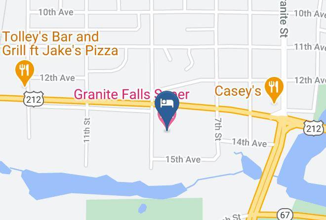 Yellow Medicine - Granite Falls Super Motel Maps