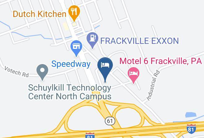 Schuylkill - Granny's Motel Frackville Maps