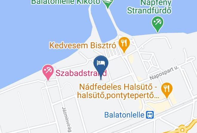 Balatonlelle - Grantek Udulohaz Maps