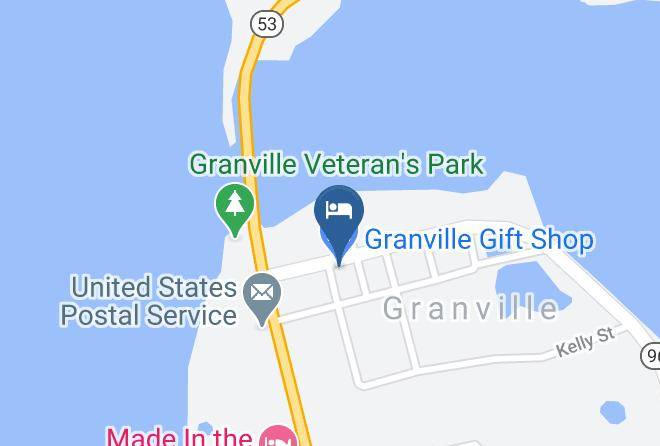 Granville Gift Shop Map