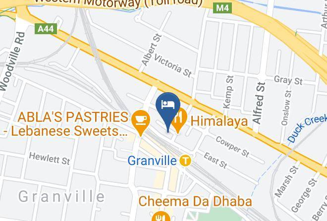 Parramatta - Granville Hotel Maps