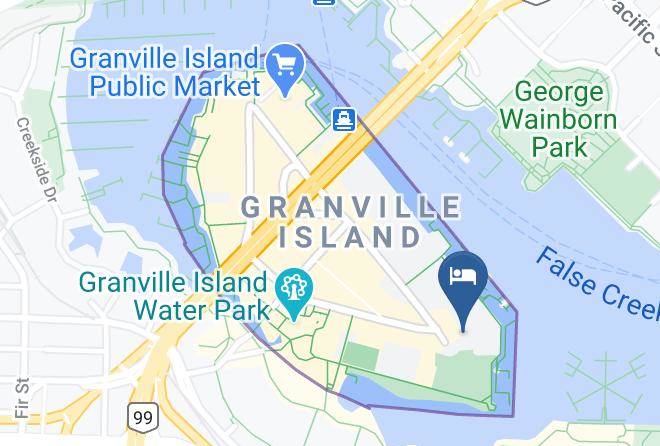 Greater Vancouver - Granville Island Hotel Maps