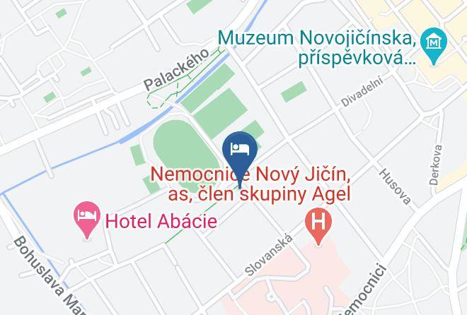 Graphic Hotel Novy Jicin Map