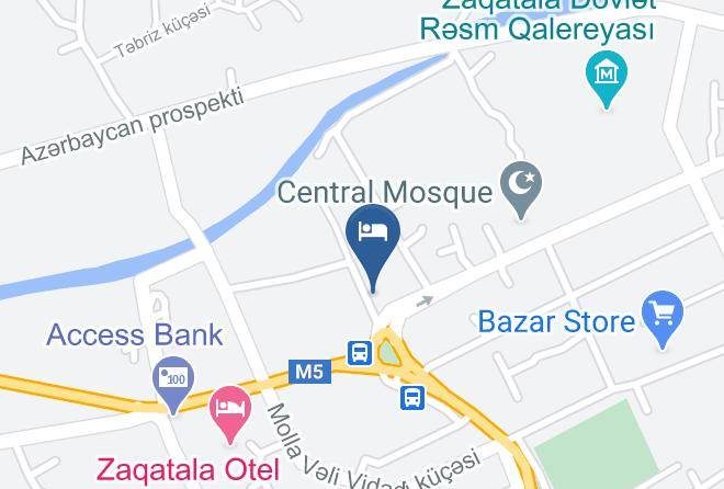 Zaqatala - Grata Hotel Maps