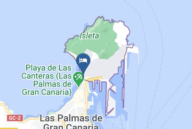 Las Palmas - Grate Balcony Beach Views Maps
