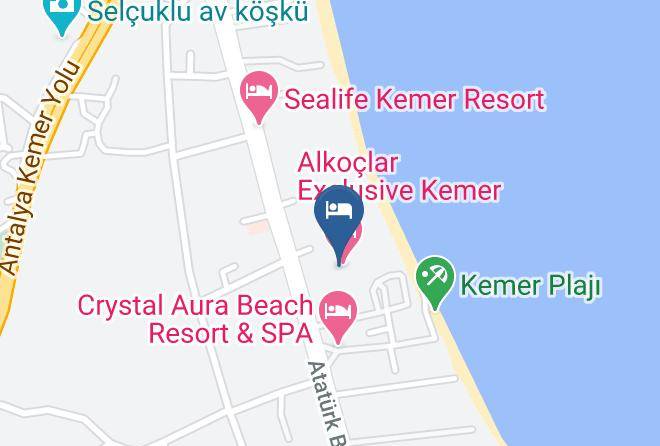 Kemer - Gravel Hotels Kemer Maps