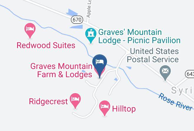 Madison - Graves Mountain Farm & Lodges Maps