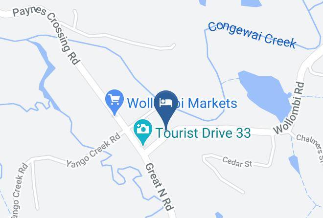 Gray's Inn Wollombi Map