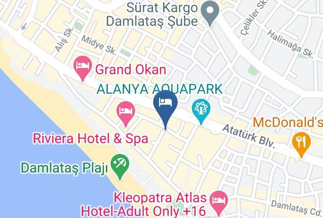 Alanya - Gray Wolf Hotel Maps