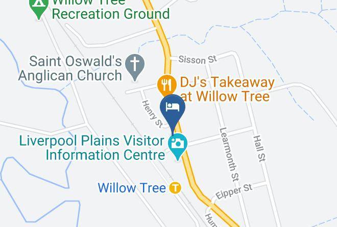 Liverpool Plains - Graze Willow Tree Inn Maps