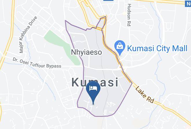Kumasi - Great Asor Hotel Maps
