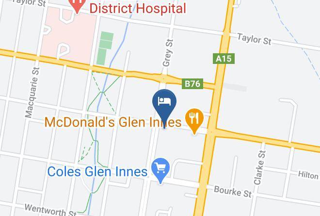 Glen Innes Severn - Great Central Hotel Maps