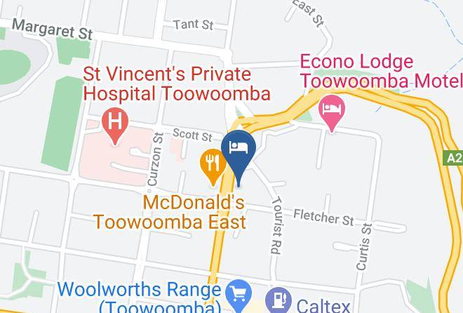 Toowoomba - Great Divide Motor Inn Maps