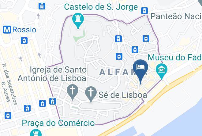 Lisbon - Beautiful Studio In Historic Alfama With Air Con Maps