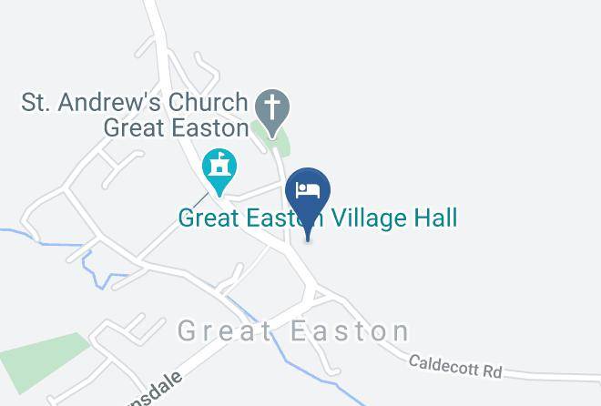 Leicestershire - Great Easton Bed And Breakfast Maps